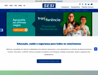 sesisc.org.br screenshot