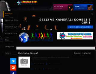 sesliesin.com screenshot