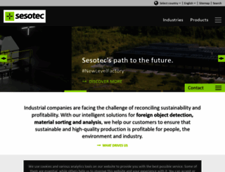 sesotec.com screenshot
