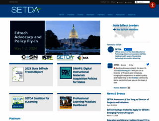 setda.org screenshot