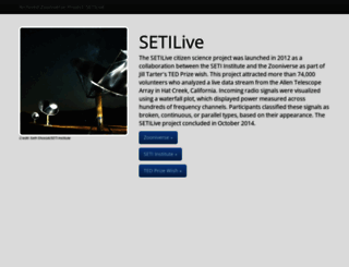 setilive.org screenshot
