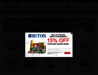 seton.com screenshot