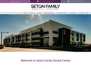 setonfamilydentalcentre.com screenshot