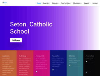 setonschool.org screenshot