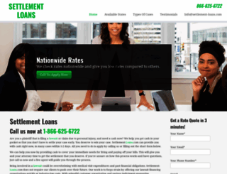 settlement-loans.com screenshot
