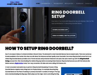 setupringdoorbell.com screenshot