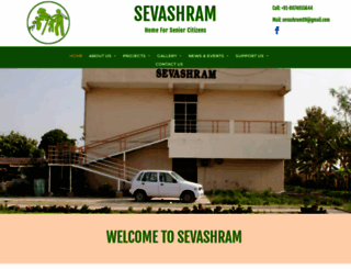 sevashramap.org screenshot