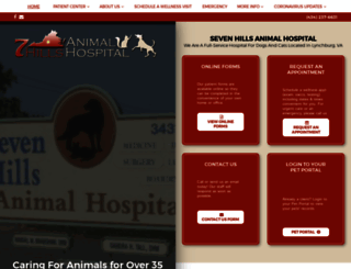 sevenhillsanimalhospital.com screenshot
