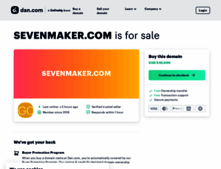 sevenmaker.com screenshot