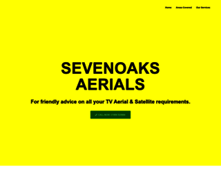 sevenoaksaerials.com screenshot
