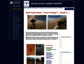 sevenstarcarpetrepair.homestead.com screenshot