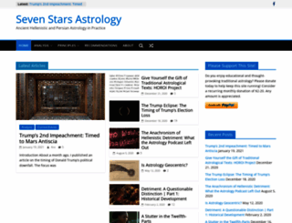 sevenstarsastrology.com screenshot