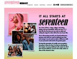 seventeenmediakit.com screenshot