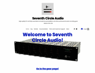 seventhcircleaudio.com screenshot