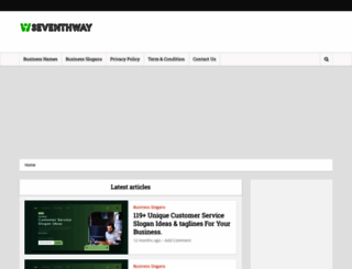 seventhway.com screenshot