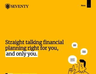 seventyfinancialplanning.com screenshot