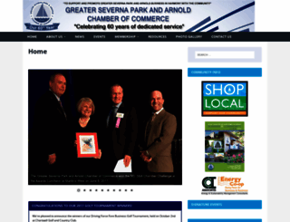 severnaparkchamber.com screenshot
