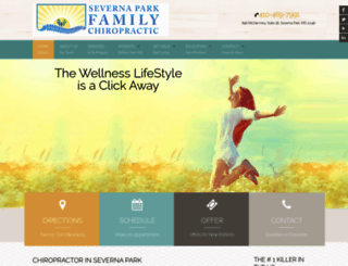 severnaparkfamilychiropractic.com screenshot