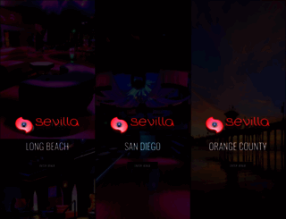 sevillanightclub.com screenshot