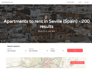 sevilleapartments.org screenshot