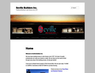sevillebuilders.com screenshot