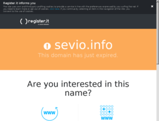 sevio.info screenshot