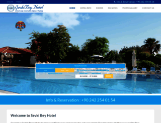 sevkibeyhotel.com screenshot