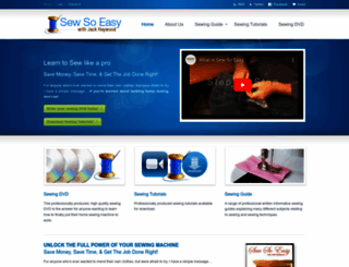 sew-so-easy.com screenshot