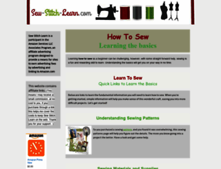 sew-stitch-learn.com screenshot