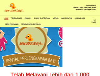 sewaboxbayi.com screenshot