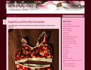 sewbeading.wordpress.com screenshot