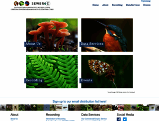 sewbrec.org.uk screenshot