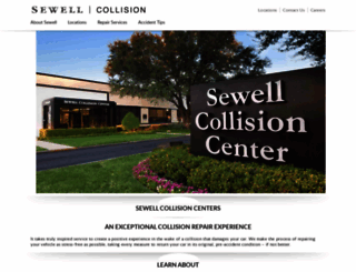 sewellcollision.com screenshot