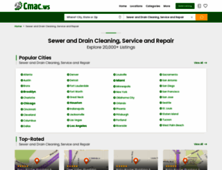 sewer-and-drain-cleaning-services.cmac.ws screenshot