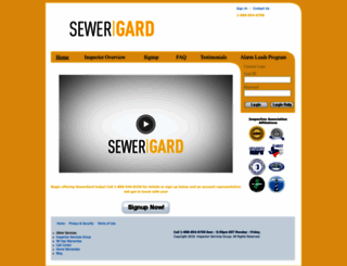 sewergard.com screenshot