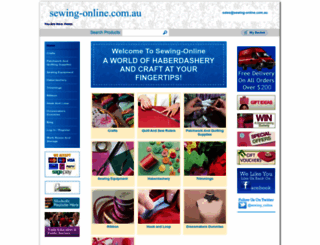 sewing-online.com.au screenshot