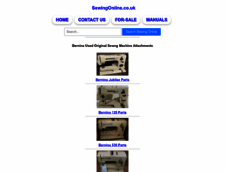 sewingonline.co.uk screenshot