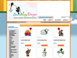 sewmanydesigns.com screenshot