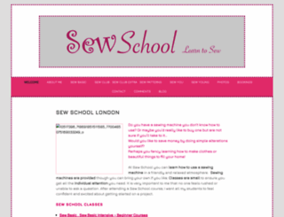 sewschool.co.uk screenshot