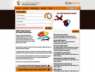 seyahatsigortasi.com.tr screenshot