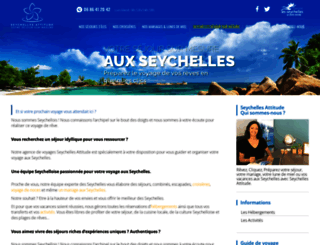 seychelles-attitude.com screenshot
