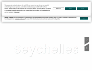 seychelles.com screenshot