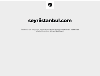 seyriistanbul.com screenshot