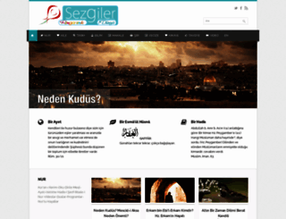 sezgiler.com screenshot