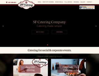 sfcateringcompany.com screenshot