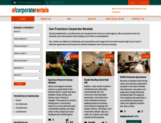 sfcorporaterentals.com screenshot