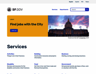 sfgov.org screenshot