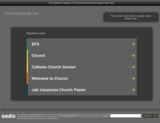 sfs-community.net screenshot