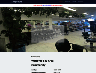 sfsimplycuts.com screenshot