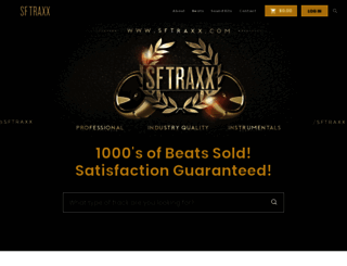 sftraxx.beatstars.com screenshot